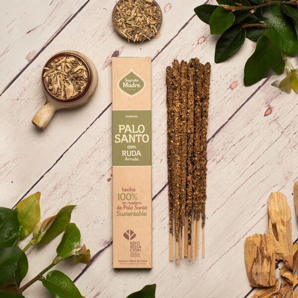 Incienso de Palo Santo con Ruda